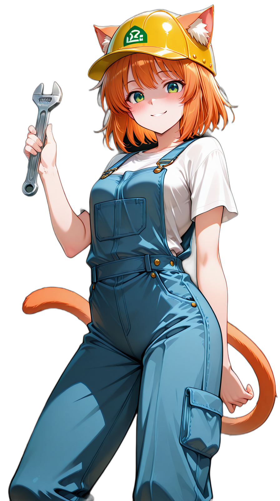 Chibi cat construction